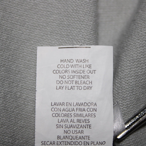 Fabletics NEW $70 Savanna Sz S Gray Asymmetrical Scarf Detail Cotton Nylon Wrap