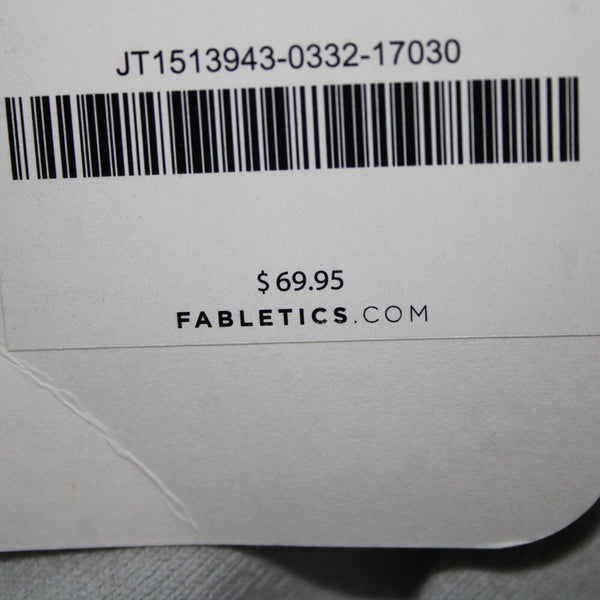 Fabletics NEW $70 Savanna Sz S Gray Asymmetrical Scarf Detail Cotton Nylon Wrap