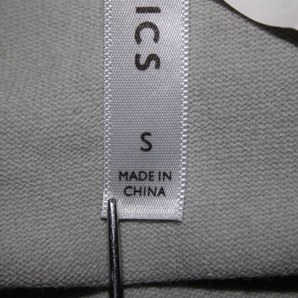 Fabletics NEW $70 Savanna Sz S Gray Asymmetrical Scarf Detail Cotton Nylon Wrap
