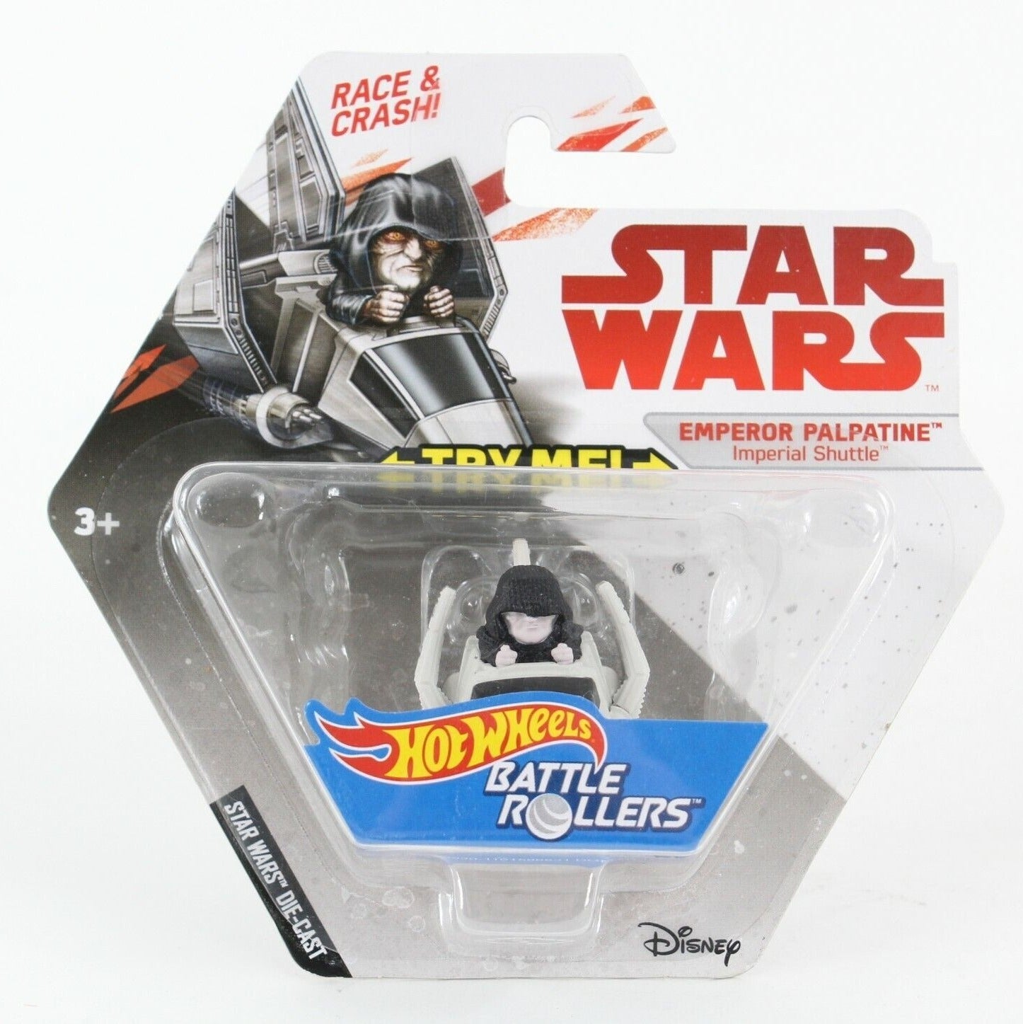 Hot Wheels  Star Wars Battle Rollers Emperor Palpatine Imperial Shuttle Collect