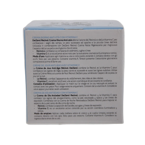 Delfanti Milano Day Cream SEALED Retinol Vitamin C Anti Aging 1.7oz 50ml Cream