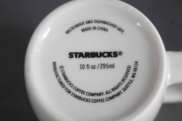Starbucks White Christmas Set Of Two 10 Fl Oz Coffee Cups