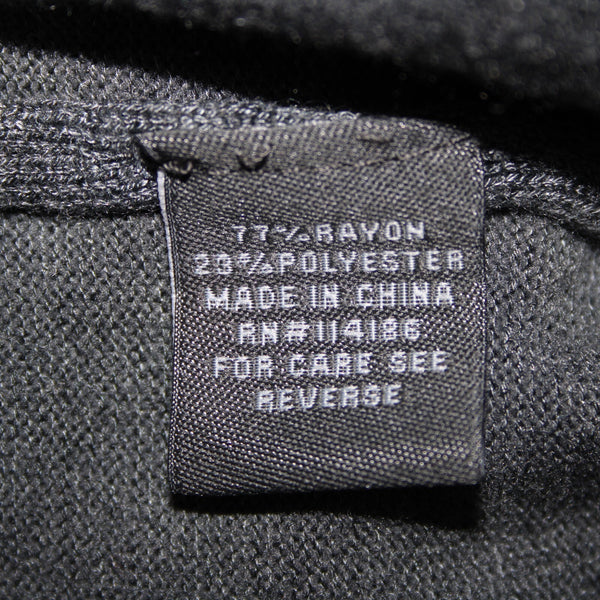 89th Madison NEW $54 Sz L Galapagos Green Gray Cowl Neck Rayon Poly Sweater