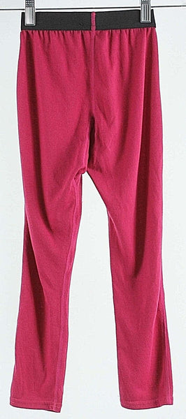 Pepper Skins Sz XS x 20.5" Magenta Black Polyester Girls Knit Leggings