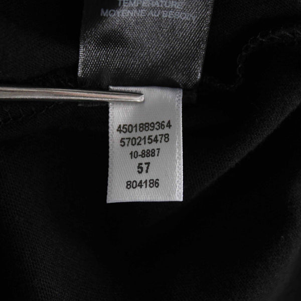 White House Black Market NEW $58 Sz XL Black Ruffle Sleeve Polyester Cotton Top