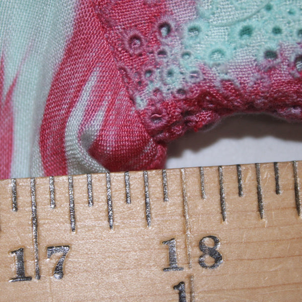 Raga Dress Sz XS Blue Pink Tie Dye Maxi Drawstring Waist 100% Viscose Dress