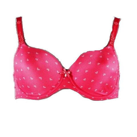 Rosa Faia 38E New $99 LOUISA Pink White Padded Underwire Cup Bra