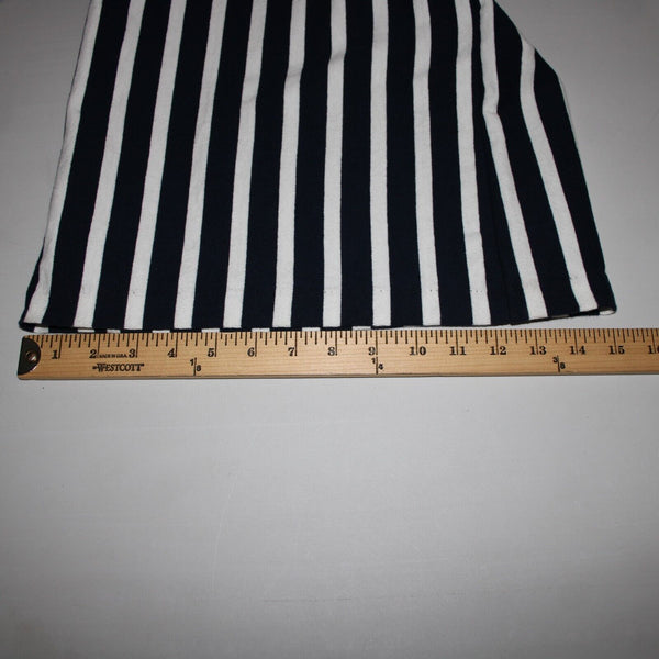 J Crew NEW Sz 14 Navy Blue White Stripped Sleeveless Belted 100% Cotton Jumpsuit