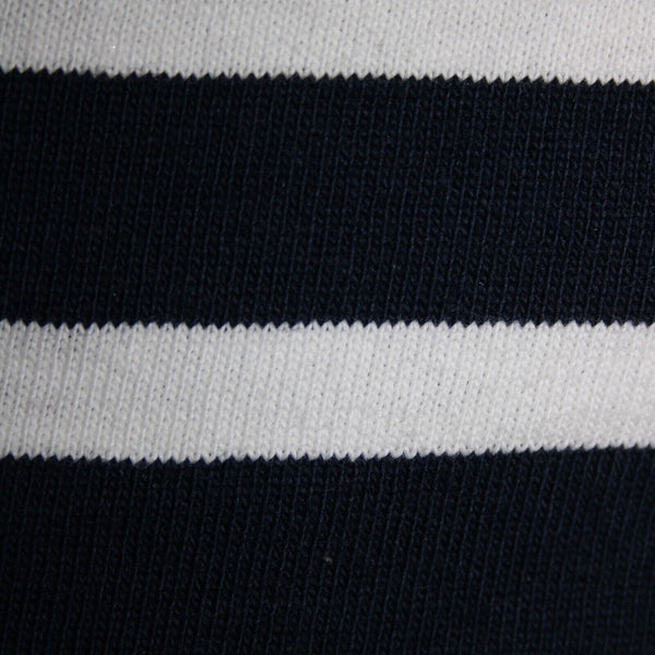 J Crew NEW Sz 14 Navy Blue White Stripped Sleeveless Belted 100% Cotton Jumpsuit