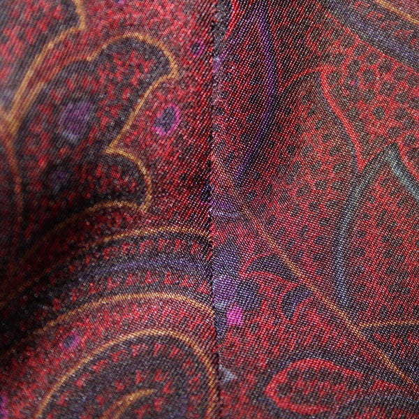 Wilkes Bashford Etro Spa Sz 48 Navy Blue Brown Pockets 100% Lana Wool Blazer