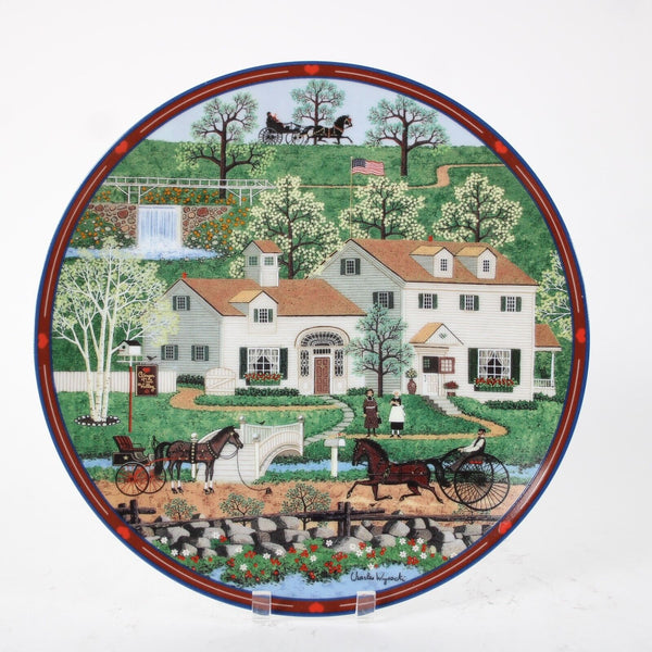 Charles Wysocki 8 x 8 Gingernut Valley Nut #14360A Plate