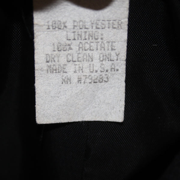 Alex Evenings Skirt Sz 6 Black Satin Leg Slit Lined Polyester Acetate Skirt