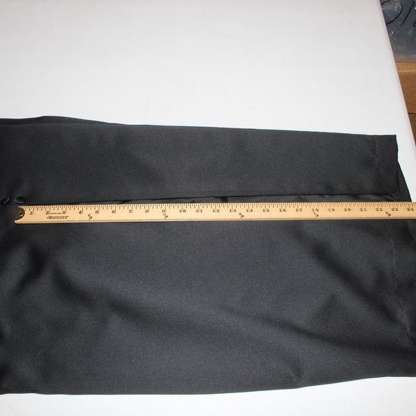 Alex Evenings Skirt Sz 6 Black Satin Leg Slit Lined Polyester Acetate Skirt
