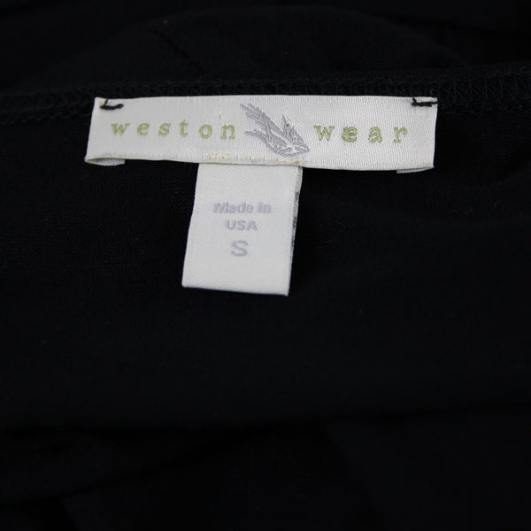 Weston Wear NEW $107 Lilly Sz S Black V Neck Asymm Rayon Spandex Bodycon Dress