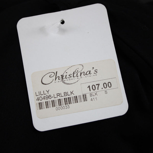 Weston Wear NEW $107 Lilly Sz S Black V Neck Asymm Rayon Spandex Bodycon Dress