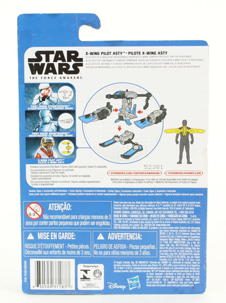 Disney Star Wars The Force Awakens X Wing Pilot Asty Action Figure