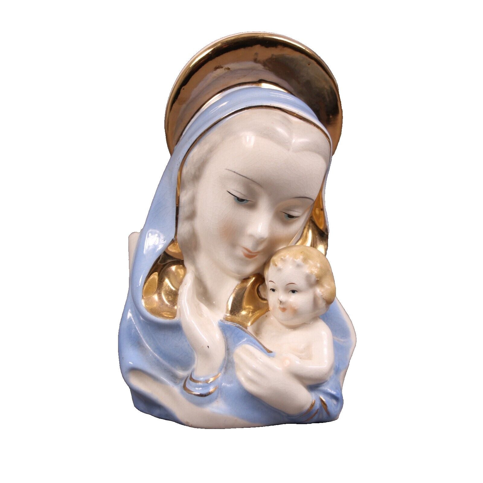 Rubens A1-105 Virgin Mary With Jesus Christ 6.5" Porcelain Planter