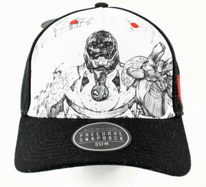 Bioworld DC Collection Jimlee Darkseid NEW Black White Red Embroidered Cap