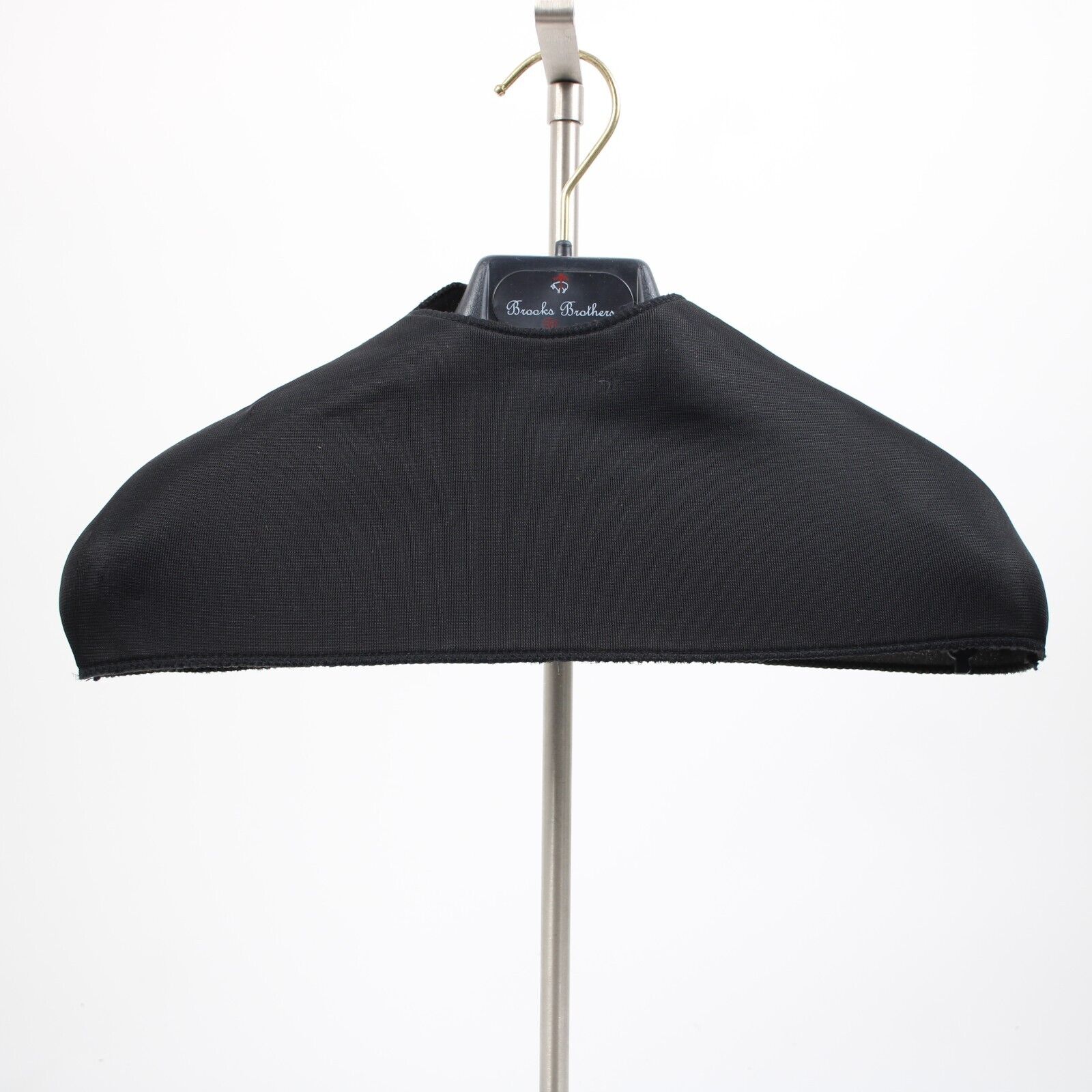 Brooks Brothers Fleece Navy Blue Plastic With Cover Hanger