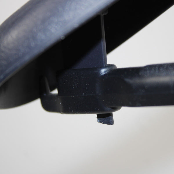 Brooks Brothers Fleece Navy Blue Plastic With Cover Hanger