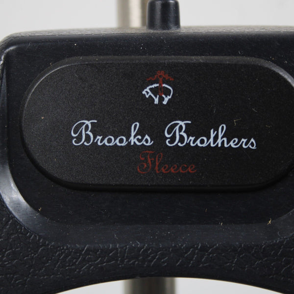 Brooks Brothers Fleece Navy Blue Plastic With Cover Hanger
