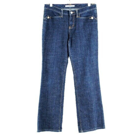 Tommy Hilfiger Sz 6 x 30 Blue Denim Straight Leg Cotton Blend Jeans