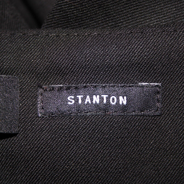 Lafayette 148 Stanton Sz 4 x 27 Black Side Zip Virgin Wool Elastane Pant