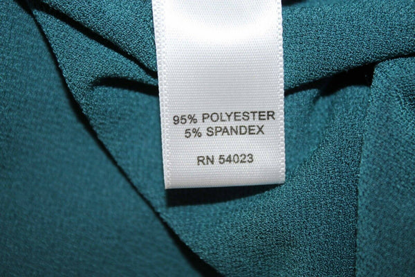 Banana Republic Sz S Teal Side Ruched Polyester Spandex Knit Top