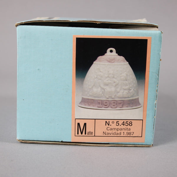 Lladro 1987 5458 Campanita Navidad Porcelain Christmas Bell Ornament