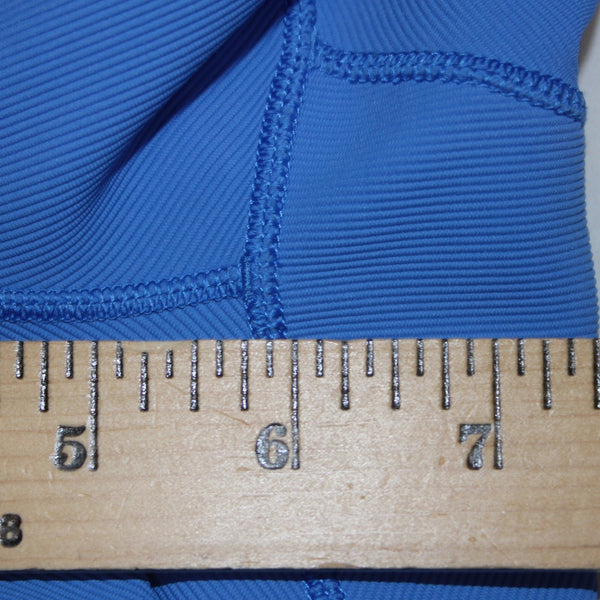 Calia AW Pant Stay The Path Sz L x 26 Blue Pull On Ribbed Ankle Nylon Spandex