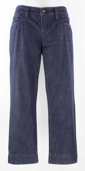 Joe's Socialite Kicker Luella Wash Sz 28 x 24 Denim Crop Jeans