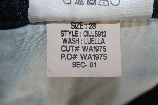 Joe's Socialite Kicker Luella Wash Sz 28 x 24 Denim Crop Jeans