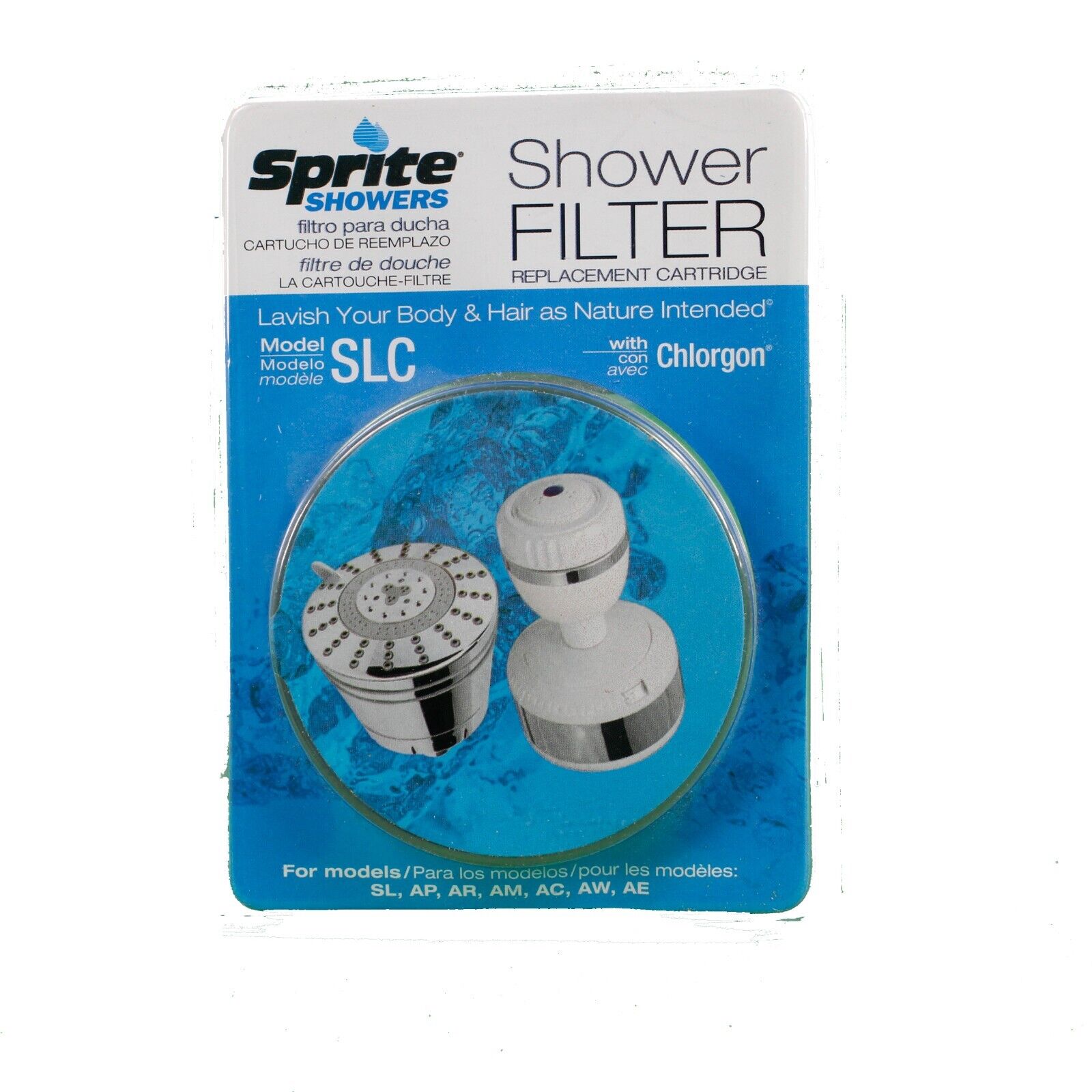 Sprite Showers NEW Shower Filter With Chlorgon Replacement Cartridge