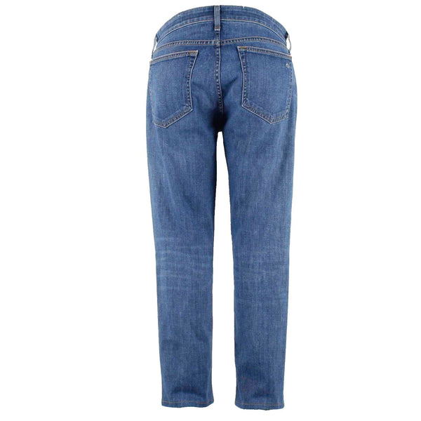 Rag & Bone Sz 27 x 26 Blue Denim Straight Slim Cotton Blend Jean