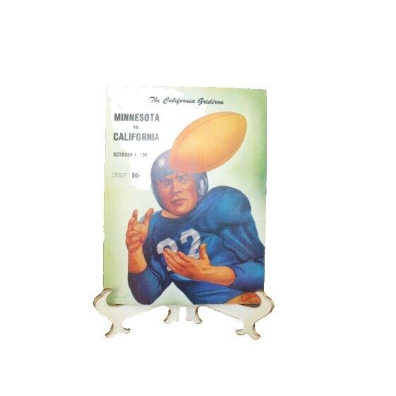 The California Gridiron Minnesota Vs California 1951 Program Book