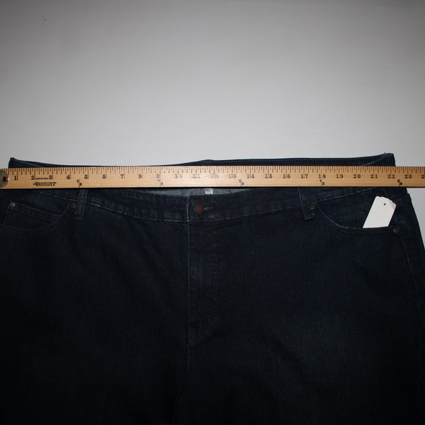 Jennifer Lopez NEW $60 Sz 24w x 32 Blue Denim Boot Cut Cotton Poly Jeans