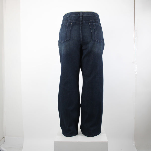 Jennifer Lopez NEW $60 Sz 24w x 32 Blue Denim Boot Cut Cotton Poly Jeans
