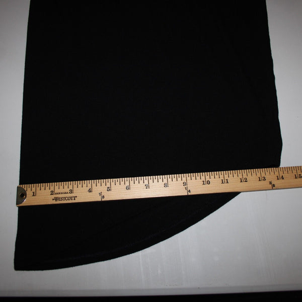 Kit Ace Sz 4 Black Asymmetrical Modal Elastane Cashmere T Shirt Dress