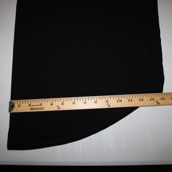 Kit Ace Sz 4 Black Asymmetrical Modal Elastane Cashmere T Shirt Dress
