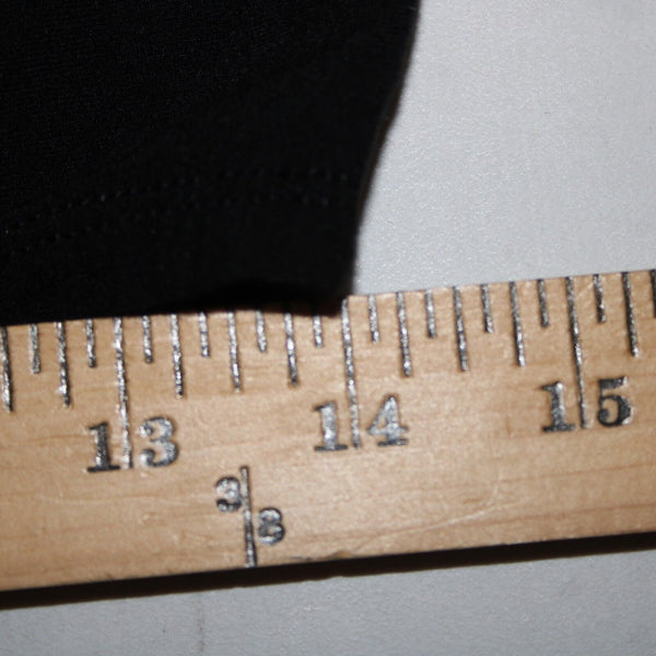 Kit Ace Sz 4 Black Asymmetrical Modal Elastane Cashmere T Shirt Dress