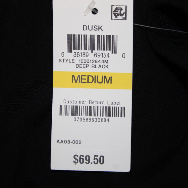 INC Top NEW $70 Sz M Black Cold Shoulder Eyelets 100% Rayon Cotton Top