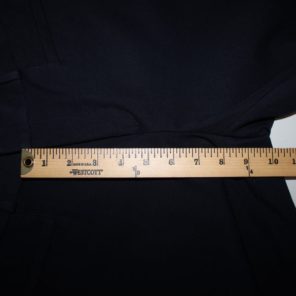 Banana Republic NEW Sloan CURVY Sz 2r x 27.5 Navy Blue High Rise Cotton Pant