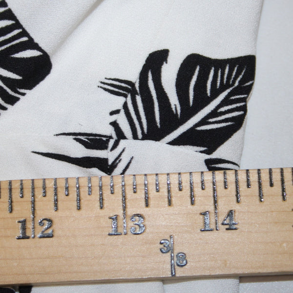 Jay Godfrey Jumpsuit Sz 6 White Black Printed Knot Front 100% Poly Jumpsuit