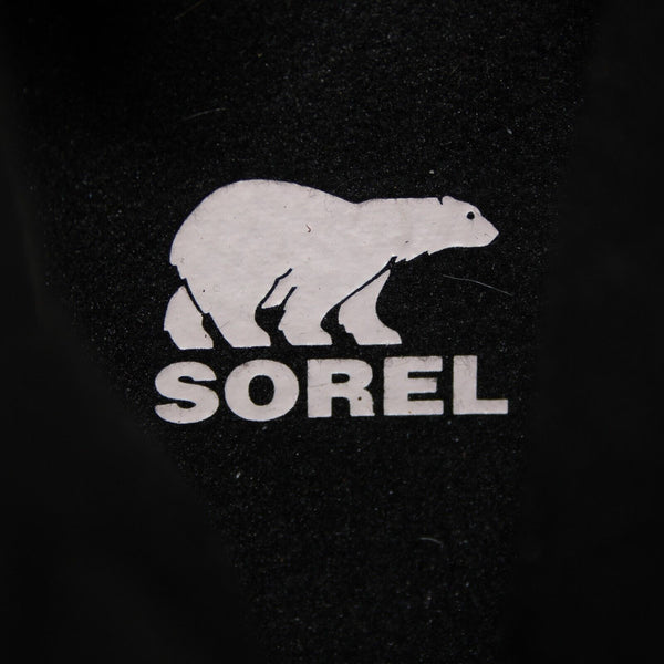 Sorel NEW Sz 7.5 Black White Lime Insulated Waterproof Zip Up 1" Booties