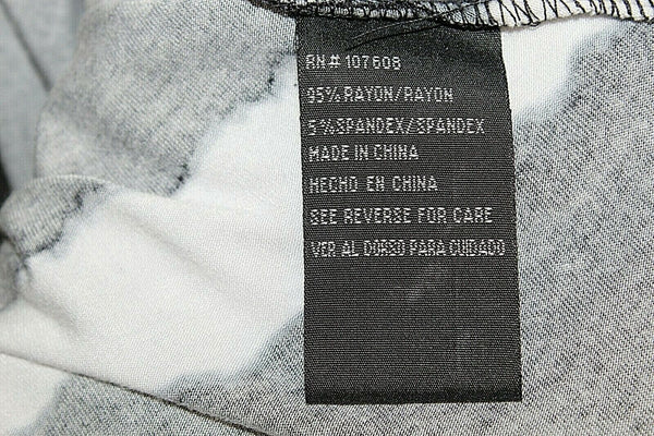 R&K NEW $60 XS Black White Stripe Rayon Spandex Flared Maxi Dress