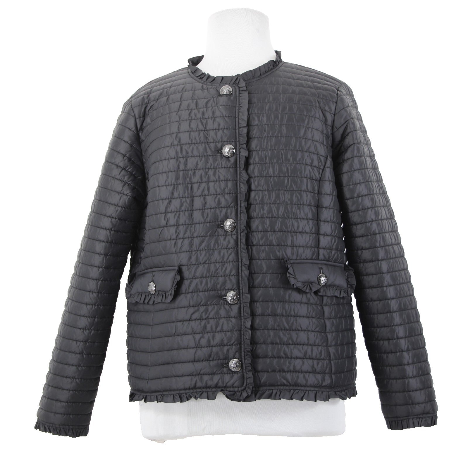 Joseph Ribkoff Jacket NEW Sz XXL Black Puffer 100% Nylon Poly Jacket