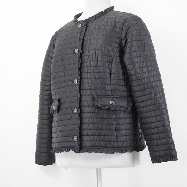 Joseph Ribkoff Jacket NEW Sz XXL Black Puffer 100% Nylon Poly Jacket