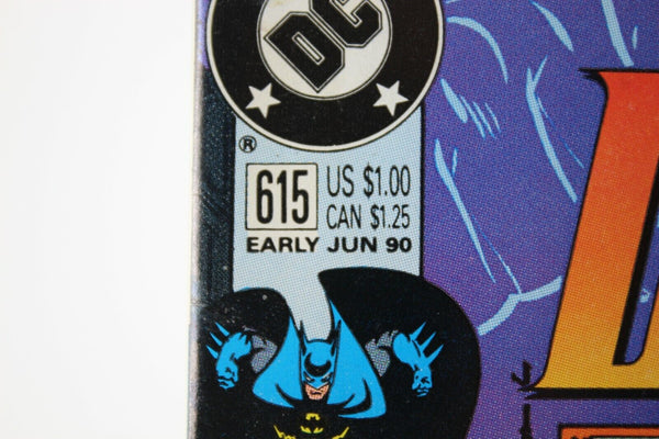 DC 1990 Batman In Detective Comics No. 615 Comic Book