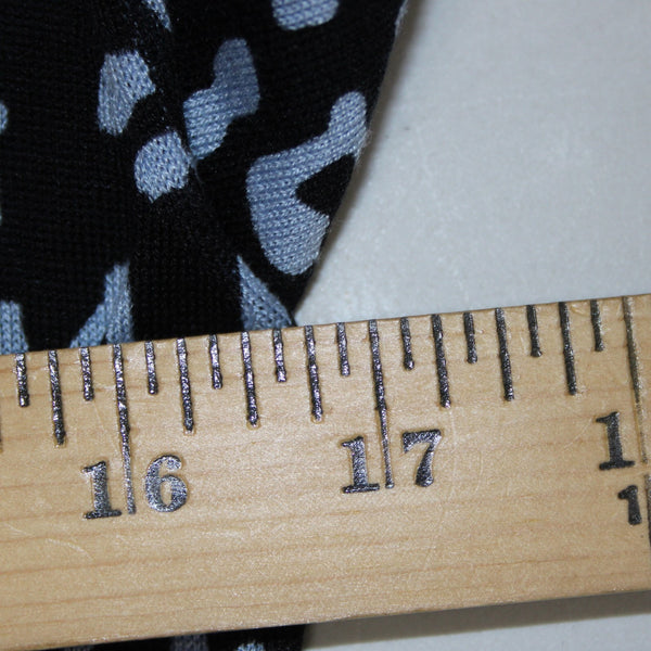 Rixo Dress NEW Sz L Black Blue Animal Print V Neck Maxi Silk Viscose Dress