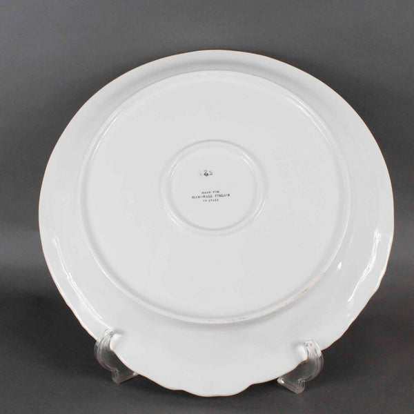 Marshall Field's Sz 14 x 2 White Multi 3648/39 Round Poinsettia Platter